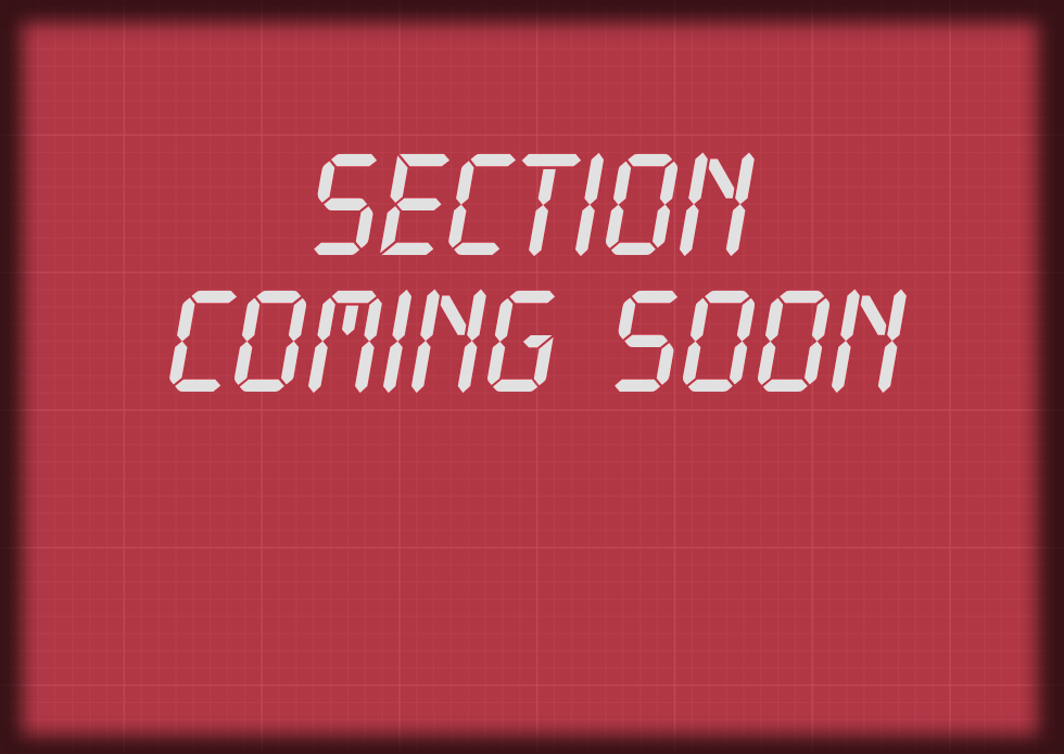 Support Section Coming Soon 