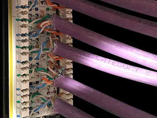 Cat 6 Cabling Block