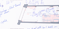 plan with notes